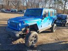 2016 Jeep Wrangler Unlimited Rubicon Hard Rock Синий vin: 1C4HJWFG2GL224905