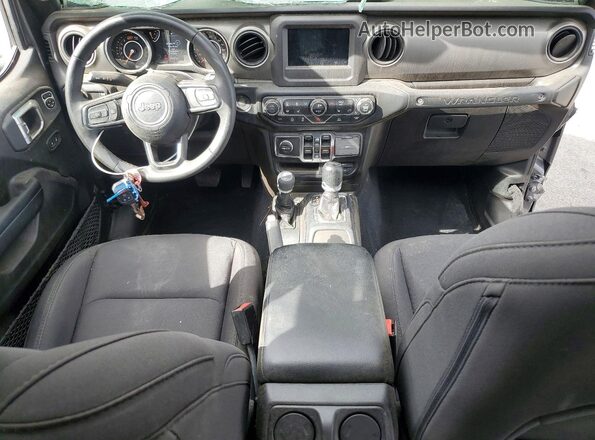 1C4HJXDG2PW672939 2023 JEEP WRANGLER Gray Widok deski rozdzielczej