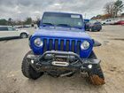 2018 Jeep Wrangler Unlimited Sport Синий vin: 1C4HJXDN0JW283612