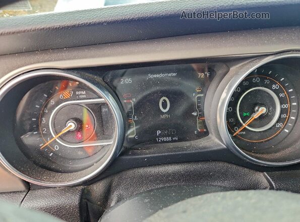 1C4HJXDN0JW283612 2018 JEEP WRANGLER Синий Вид щитка приборов