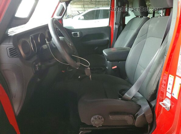 1C4HJXDN0JW295873 2018 JEEP WRANGLER Красный Вид салона спереди