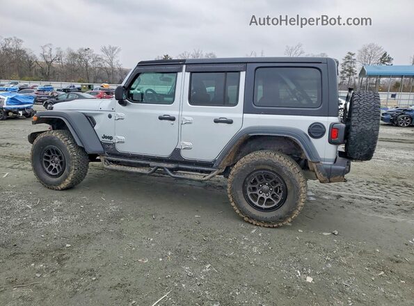 1C4HJXDN0PW511682 2023 JEEP WRANGLER Silver Հետևի ձախ