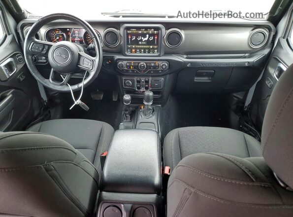 1C4HJXDN0PW511682 2023 JEEP WRANGLER Silver Առջևի վահանակի տեսք