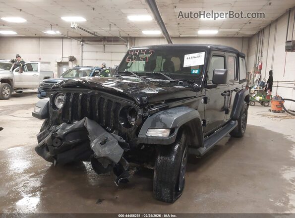 1C4HJXDN2JW183530 2018 JEEP WRANGLER UNLIMITED Черный Передняя левая четверть