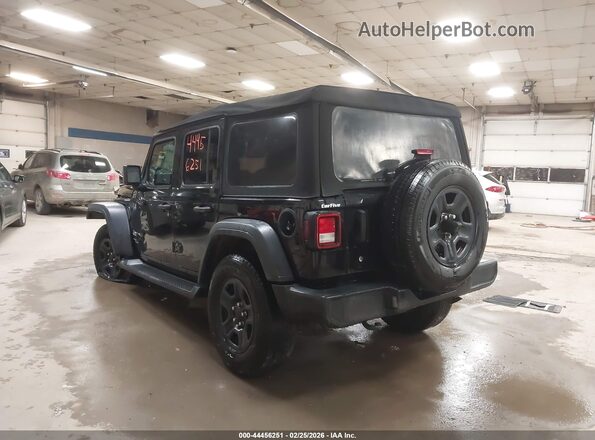 1C4HJXDN2JW183530 2018 JEEP WRANGLER UNLIMITED Черный Задняя левая четверть