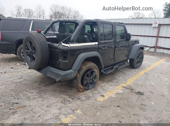 1C4HJXDN2LW195941 2020 JEEP WRANGLER UNLIMITED Черный Задняя правая четверть