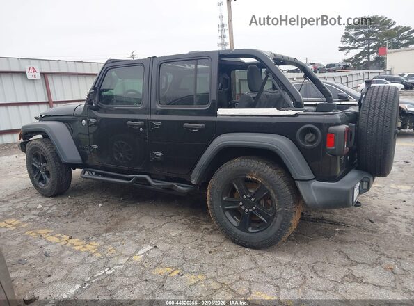 1C4HJXDN2LW195941 2020 JEEP WRANGLER UNLIMITED Черный Вид задней части салона