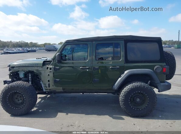 1C4HJXDN3MW596142 2021 JEEP WRANGLER UNLIMITED Green სალონის 360-გრადუსიანი ხედი