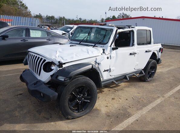 1C4HJXDN7MW812557 2021 JEEP WRANGLER UNLIMITED Белый Вид спереди