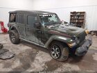 2021 Jeep Wrangler Unlimited Rubicon 4x4 Green vin: 1C4HJXFG3MW589092
