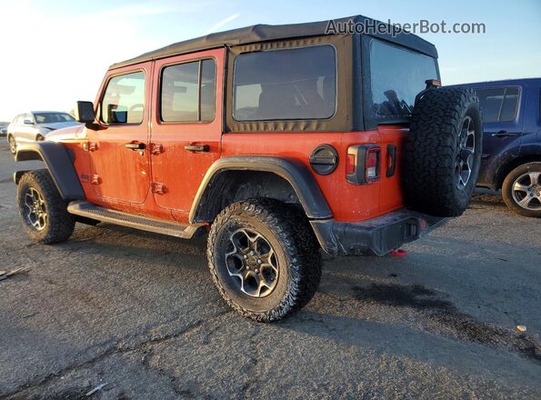1C4HJXFG9PW664527 2023 JEEP WRANGLER Оранжевый Задняя левая четверть