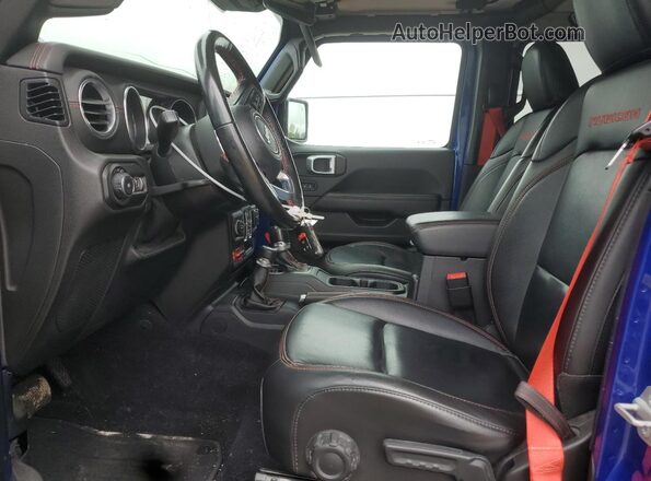 1C4HJXFN0LW246964 2020 JEEP WRANGLER Синий Вид салона спереди
