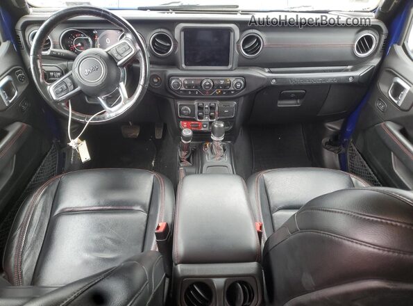 1C4HJXFN0LW246964 2020 JEEP WRANGLER Синий Вид панели приборов