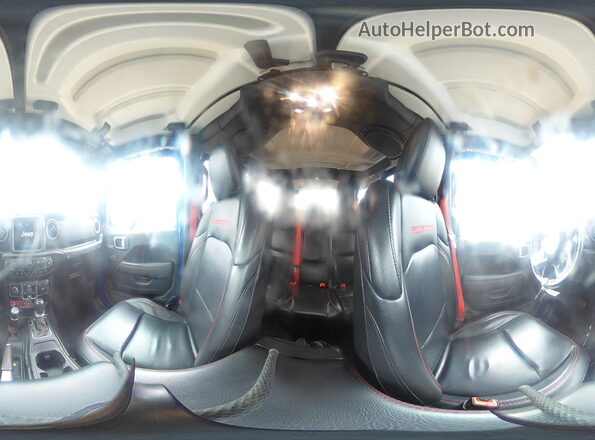 1C4HJXFN0LW246964 2020 JEEP WRANGLER Синий Панорамный вид салона 360°