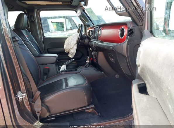 1C4HJXFNXMW596927 2021 JEEP WRANGLER UNLIMITED Gray Вид салону спереду