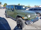 2022 Jeep Wrangler 4xe Unlimited Sahara 4x4 Green vin: 1C4JJXP60NW229061
