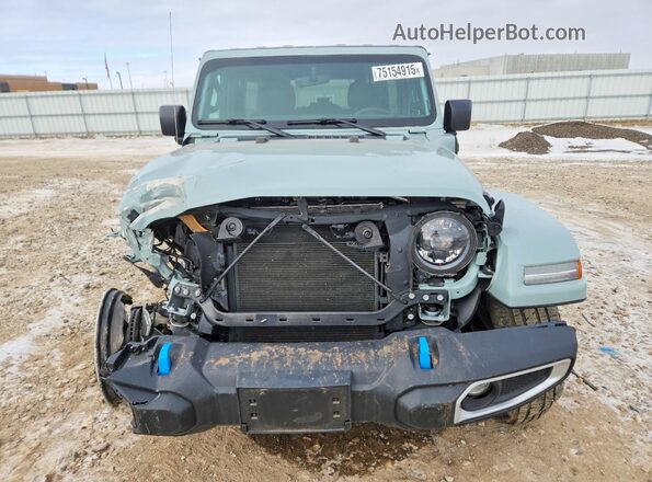 1C4JJXP62PW576877 2023 JEEP WRANGLER Бирюзовый Вид спереди