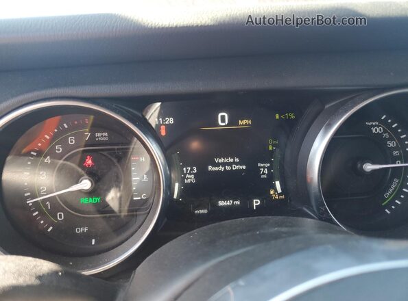 1C4JJXP65NW170976 2022 JEEP WRANGLER Red Вид щитка приладів