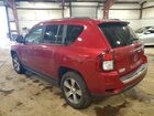 2016 Jeep Compass Latitude Красный vin: 1C4NJCEA2GD720215