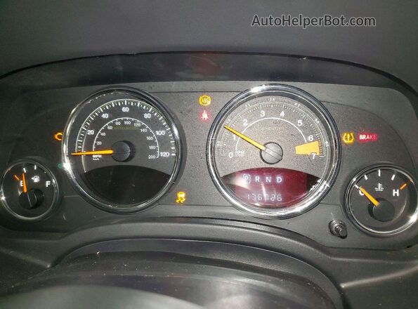1C4NJCEA2GD720215 2016 JEEP COMPASS Красный Вид щитка приборов
