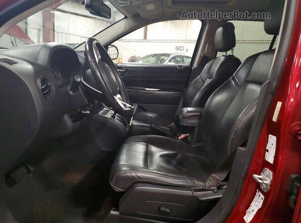 1C4NJCEA2GD720215 2016 JEEP COMPASS Красный Вид салона спереди