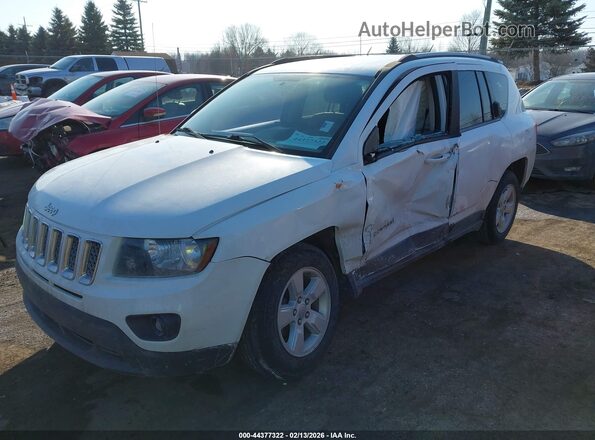 1C4NJCEB6HD160371 2017 JEEP COMPASS Белый Передняя левая четверть