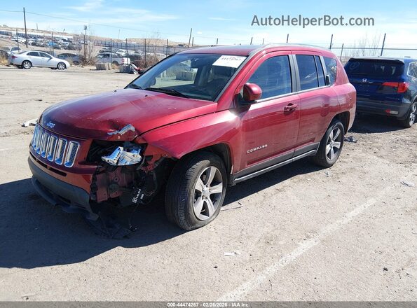 1C4NJCEB9HD211118 2017 JEEP COMPASS Красный Передняя левая четверть