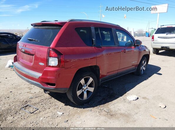 1C4NJCEB9HD211118 2017 JEEP COMPASS Красный Задняя правая четверть