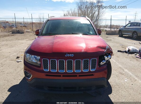 1C4NJCEB9HD211118 2017 JEEP COMPASS Красный Вид задней части салона