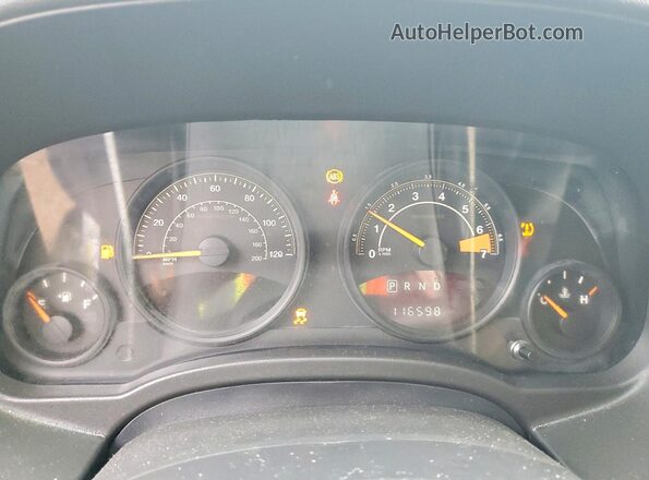 1C4NJDBB3GD778319 2016 JEEP COMPASS Серебряный Вид щитка приборов