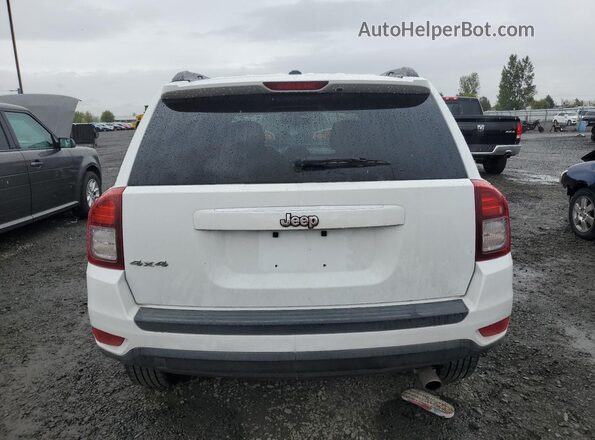 1C4NJDBB9GD662302 2016 JEEP COMPASS Белый Вид сзади