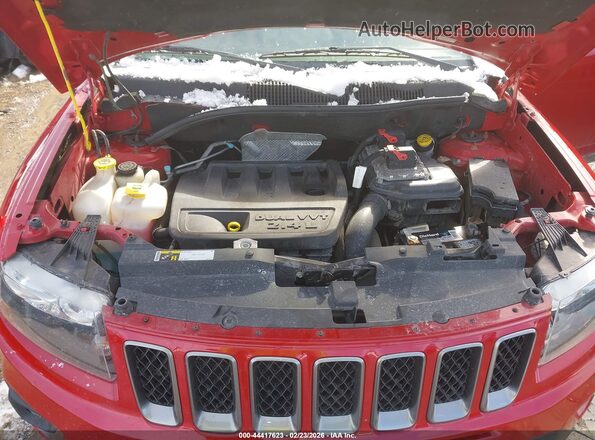 1C4NJDBB9GD729528 2016 JEEP COMPASS Red Вид ззаду