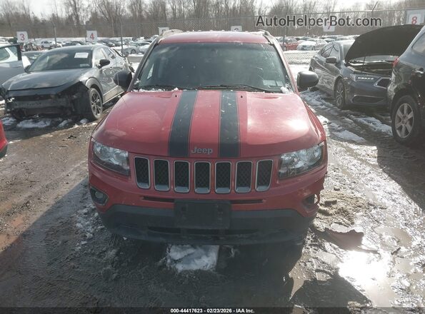 1C4NJDBB9GD729528 2016 JEEP COMPASS Red Вид щитка приладів