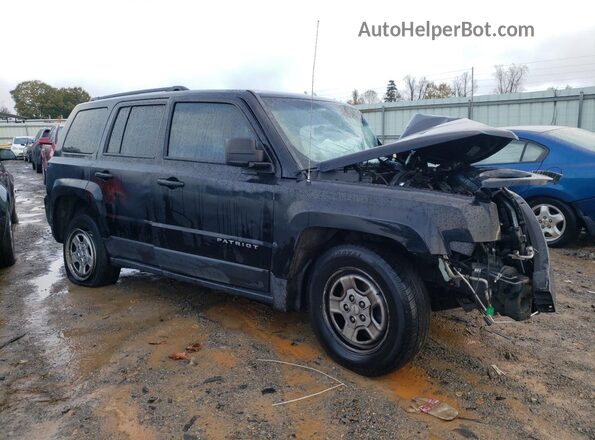 1C4NJPBA2HD200058 2017 JEEP PATRIOT Black Front right
