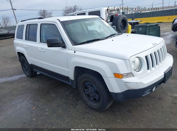 1C4NJPBA7HD125082 2017 JEEP PATRIOT Белый Передняя правая четверть