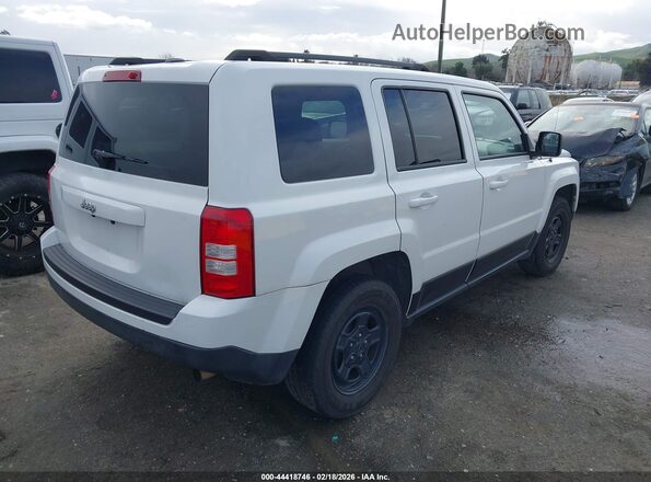 1C4NJPBA7HD125082 2017 JEEP PATRIOT Белый Задняя правая четверть