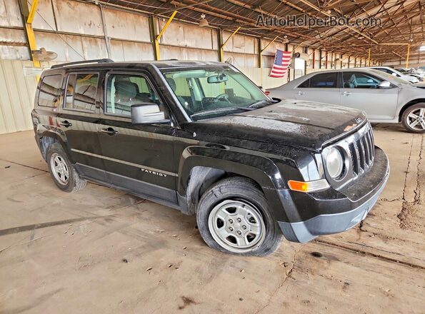 1C4NJPBB7GD574396 2016 JEEP PATRIOT Черный Передняя правая четверть