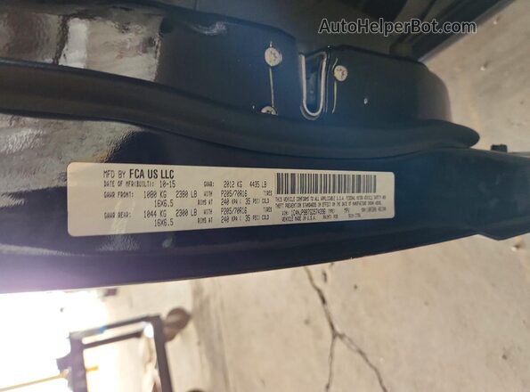 1C4NJPBB7GD574396 2016 JEEP PATRIOT Черный Вид наклейки с VIN-кодом