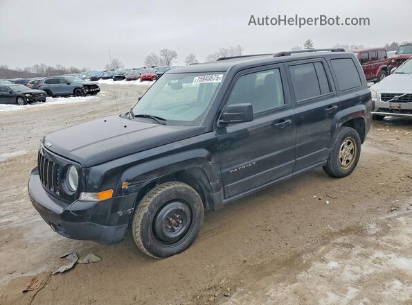 1C4NJRBB4GD566218 2016 JEEP PATRIOT Black Przód lewy