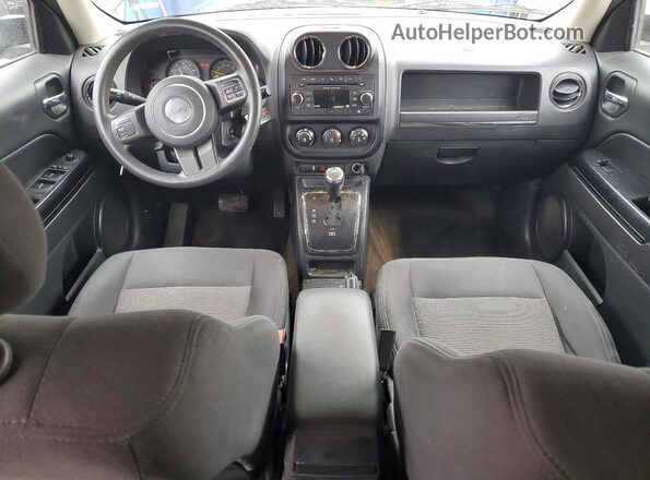 1C4NJRBB4GD566218 2016 JEEP PATRIOT Black Widok deski rozdzielczej