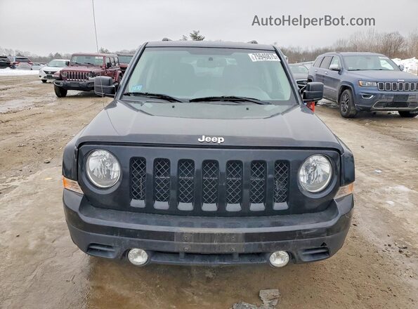 1C4NJRBB4GD566218 2016 JEEP PATRIOT Black Widok z przodu