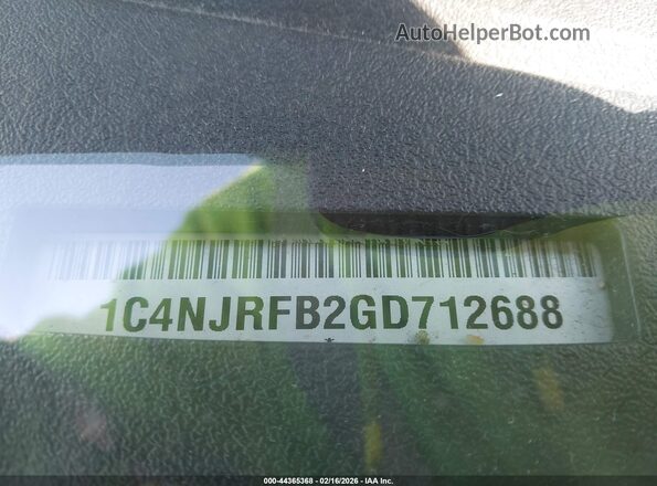 1C4NJRFB2GD712688 2016 JEEP PATRIOT Black Շարժիչի բաժամունքի տեսք