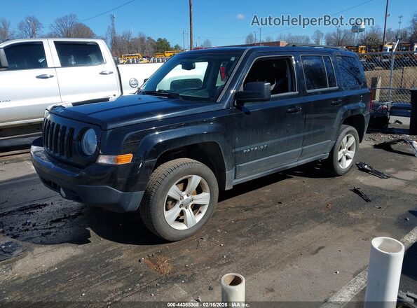 1C4NJRFB2GD712688 2016 JEEP PATRIOT Black Առջևի ձախ երեք քառորդ տեսարան
