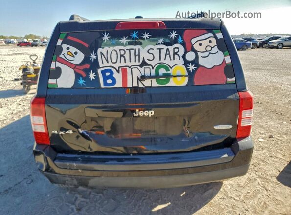 1C4NJRFB5GD758449 2016 JEEP PATRIOT Черный Вид сзади