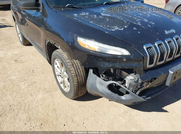 1C4PJLAB0GW274402 2016 JEEP CHEROKEE Black წინა ხედი
