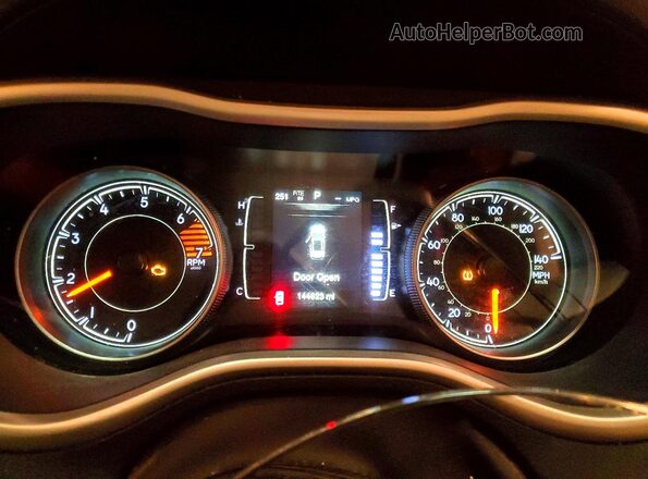 1C4PJLABXGW233887 2016 JEEP CHEROKEE Red Widok zestawu wskaźników