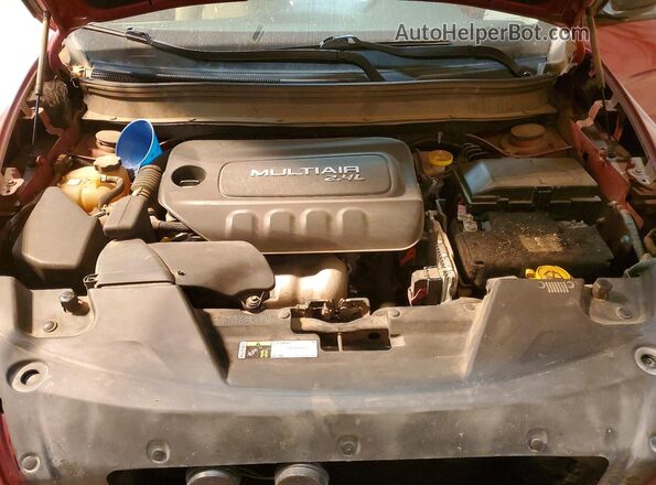 1C4PJLABXGW233887 2016 JEEP CHEROKEE Red Widok komory silnika