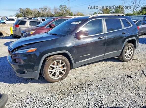 1C4PJLCB1HW613523 2017 JEEP CHEROKEE Черный Передняя левая четверть