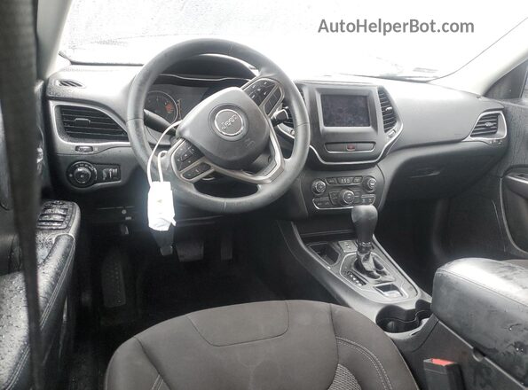 1C4PJLCB1KD439603 2019 JEEP CHEROKEE Black Widok deski rozdzielczej