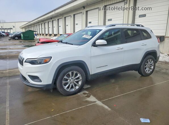 1C4PJLCB2KD263421 2019 JEEP CHEROKEE White Vista tres cuartos delantera izquierda